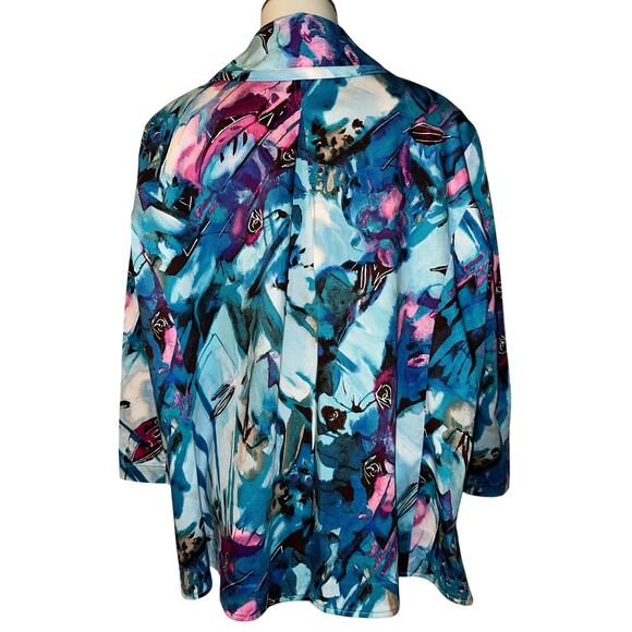 Chico's Additions Blazer - Abstract Print, Size 3 (US 16) - Picture 2 of 6